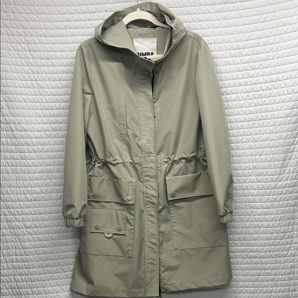 Chic Light Gray Hooded Coat - Picture 9 of 16